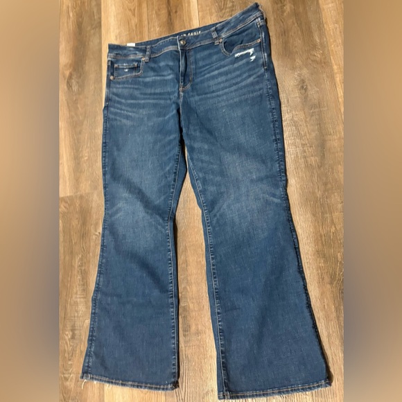 American Eagle Outfitters Denim - American Eagle Outfitters Dark Blue Boot Cut Jeans
